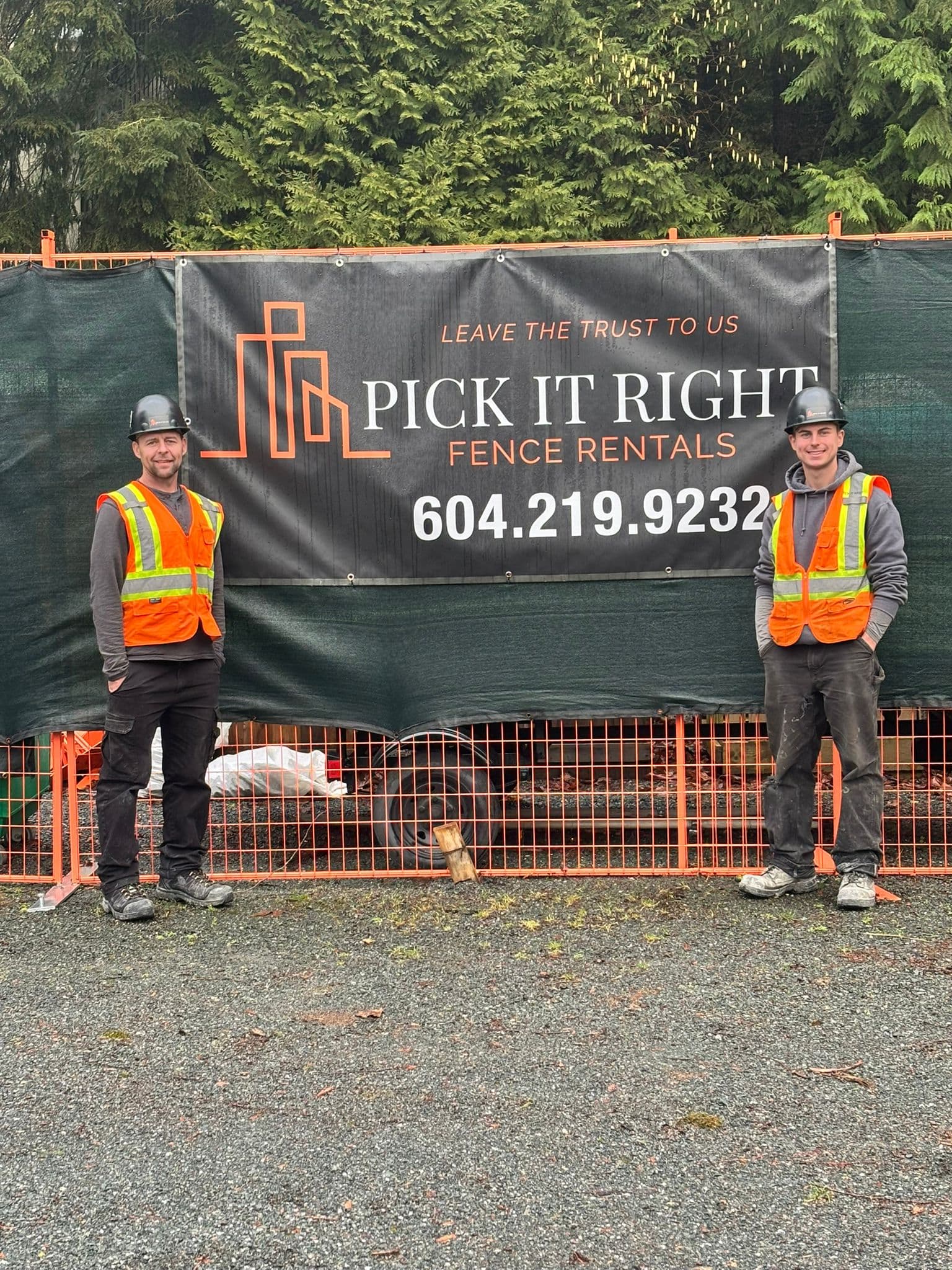 Pick It Right Rentals team on site